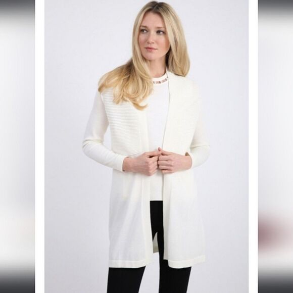 Belford Pima Cotton Open Cardigan Bracelet Sleeves #181314 - Picture 9 of 10